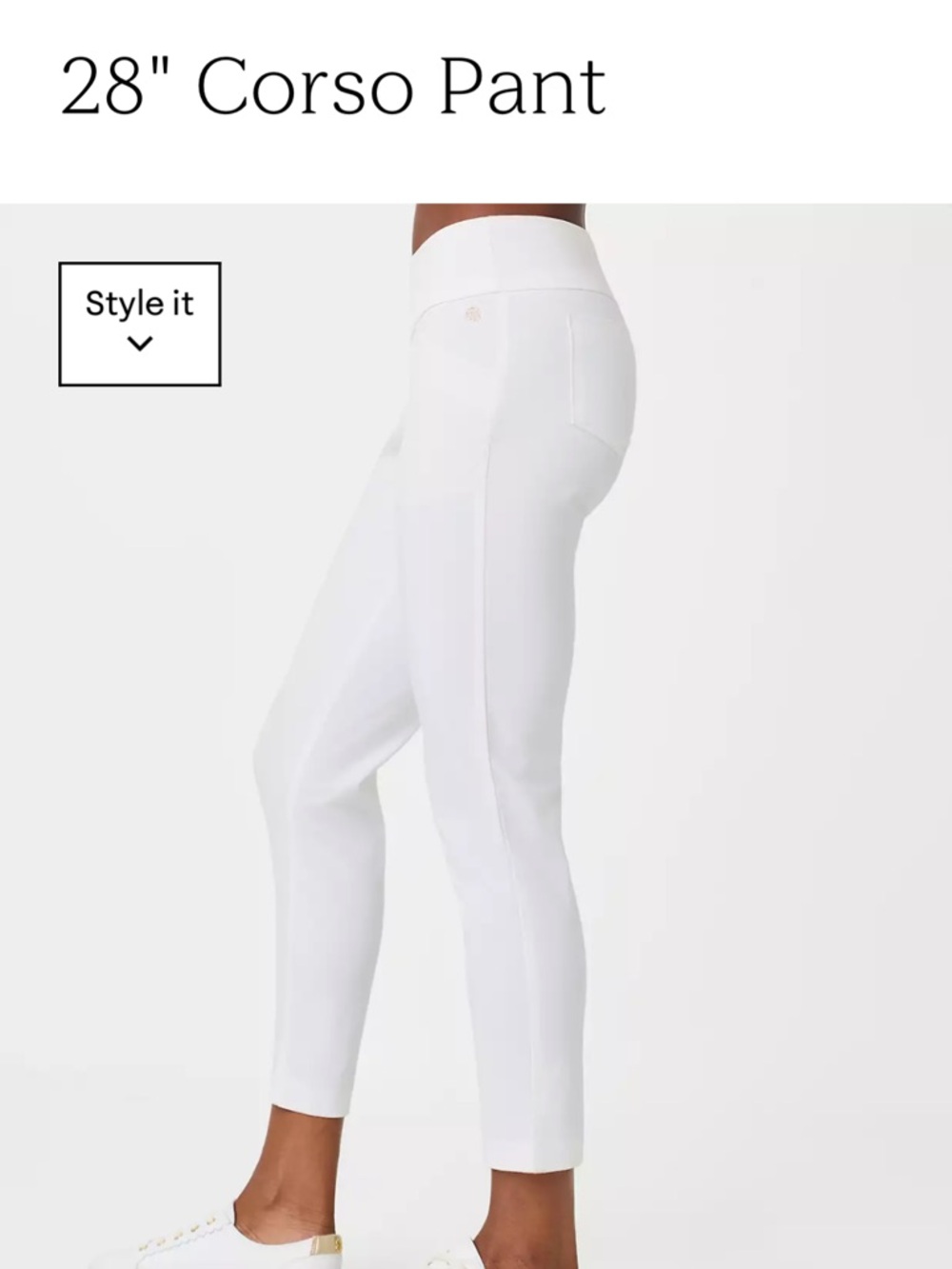 Lilly Pulitzer Corso Pant in White